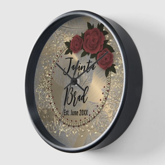 Romantisch Roos Wreath Feather Wedding (Hoek)