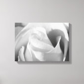 Romantisch Roos zwart-wit ventilator Canvas Afdruk (Voorkant)