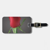 romantisch-rosebudvector bagagelabel (Voorkant horizontaal)