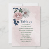 Romantisch Roze Blauw Wit Groen Zitkaart Kaart (Voorkant)