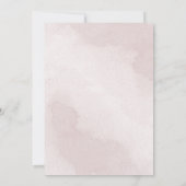 Romantisch Roze Blauw Wit Groen Zitkaart Kaart (Achterkant)