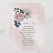 Romantisch Roze Blauw Wit Groen Zitkaart Kaart (Voorkant / Achterkant)