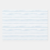 Romantisch Roze Blauwe Bloemen Vrijgezellenfeest Inpakpapier Vel (Voorkant 2)