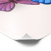 Romantisch Roze Bloemen vrijgezellenfeest Welkom p Foto Afdruk (Hoek)