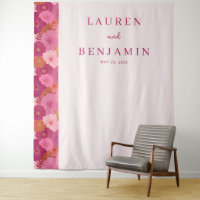 Romantisch Roze Bloemmotief
