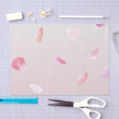 Romantisch Roze Blush Roos Petal Floral Tissuepapier (Craft)