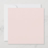 Romantisch roze bruidsboeket Bruidsmeisjesfeest Kaart (Achterkant)