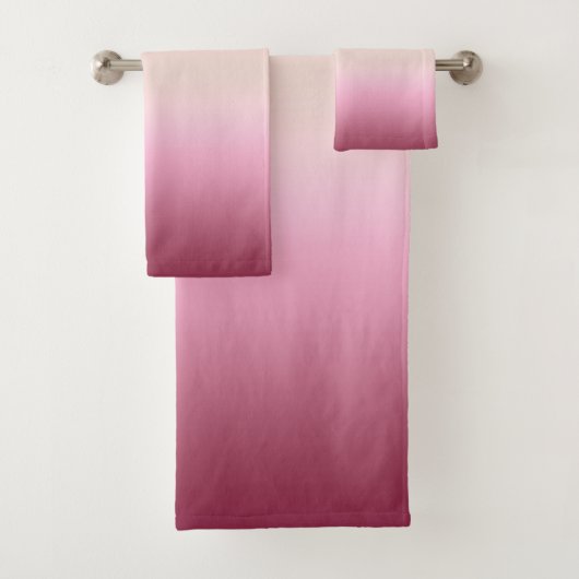 Romantisch roze en eiwit roomvormer bad handdoek (Insitu)