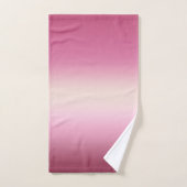 Romantisch roze en eiwit roomvormer bad handdoek (Handdoek)