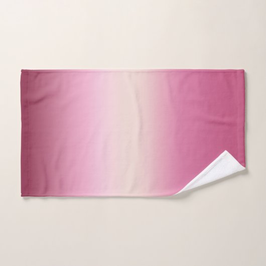 Romantisch roze en  eiwit roomvormer bad handdoek (Handdoek)