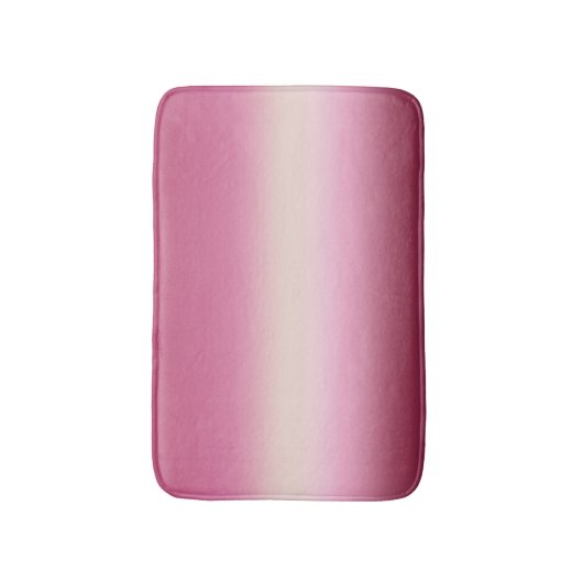 Romantisch roze en  eiwit roomvormer badmat (Voorkant Verticaal)