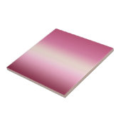 Romantisch roze en  eiwit roomvormer tegeltje (Zijkant)