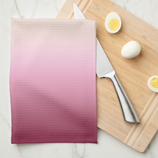 Romantisch roze en  eiwit roomvormer theedoek (Quarter Fold)