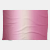 Romantisch roze en  eiwit roomvormer theedoek (Horizontaal)