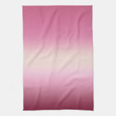 Romantisch roze en  eiwit roomvormer theedoek (Verticaal)