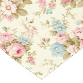 Romantisch Roze Engels Rozen op Bord Geel Lange Tafelloper (Hoek)