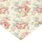 Romantisch Roze Engels Rozen op Bord Geel Tafelkleed (Gekanteld)