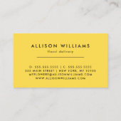 Romantisch Roze Fiets Bloemen bezorgen Bloemen Visitekaartje (Achterkant)