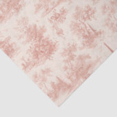 Romantisch roze Frans Toile plattelandspatroon (2) Tissuepapier (Detail)