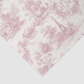 Romantisch roze Frans Toile plattelandspatroon (3) Tissuepapier (Detail)