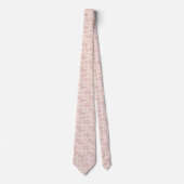 Romantisch roze Frans toile plattelandspatroon (4) Stropdas (Voorkant)