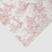 Romantisch roze Frans toile plattelandspatroon (5) Tissuepapier (Detail)