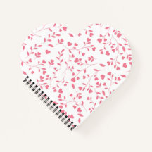 Romantisch Roze Hart Ranken Wit Patroon