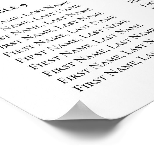 Romantisch Roze Hibiscus Trouwstoel Grafiek Poster (Hoek)