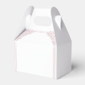 Romantisch Roze   Lijst Bevordert Huwelijk Bedankdoosjes (Achterkant)