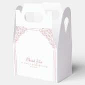 Romantisch Roze   Lijst Bevordert Huwelijk Bedankdoosjes (Geopend)