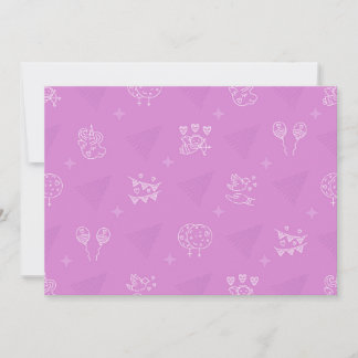 Romantisch roze naadloos patroon kaart