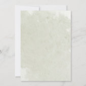 Romantisch roze Paarse salie groene bladeren goud Kaart (Achterkant)