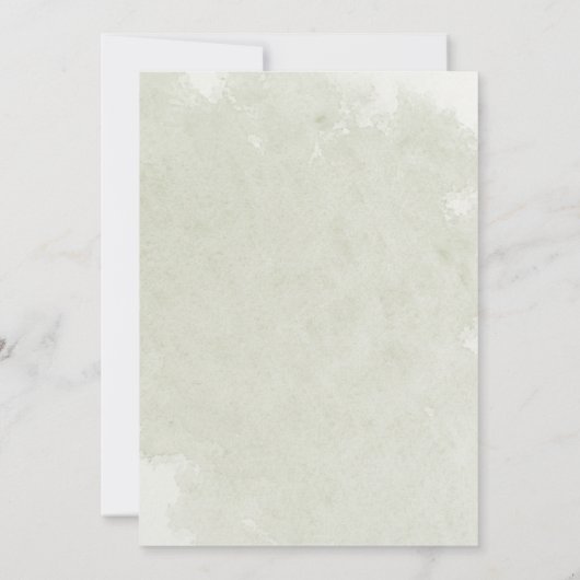 Romantisch roze Paarse salie groene bladeren goud Kaart (Achterkant)