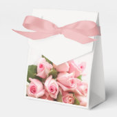 Romantisch Roze Roze Boeket Verjaardag Bedankdoosjes (Voorkant Zijde)