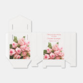 Romantisch Roze Roze Boeket Verjaardag Bedankdoosjes (Uitgevouwen)