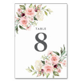 Romantisch roze rozen bruiloft kaart (Voorkant)