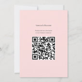 Romantisch Roze Rozen Vrijgezellenfeest Kaart (Achterkant)