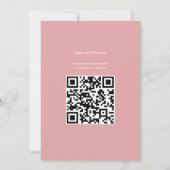 Romantisch Roze Rozen Vrijgezellenfeest Kaart (Achterkant)