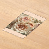 Romantisch Roze Rozenboeket Heldere Acryl Bruiloft Uitnodigingen (Laagn)