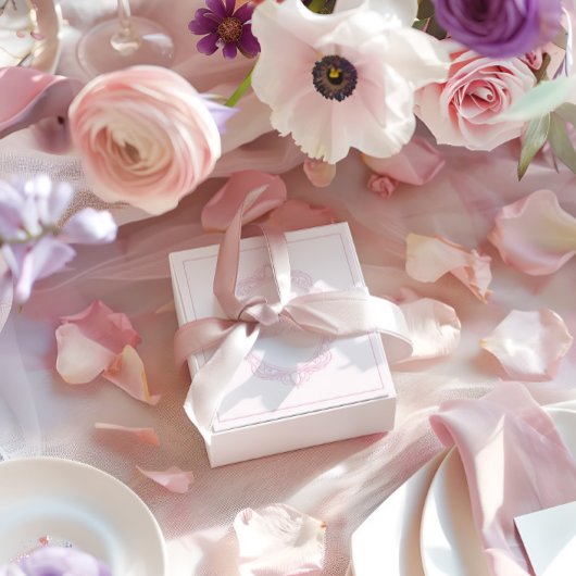 Romantisch  Roze Vrijgezellenfeest Favor Box Bedankdoosjes