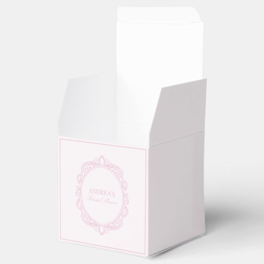 Romantisch  Roze Vrijgezellenfeest Favor Box Bedankdoosjes (Geopend)