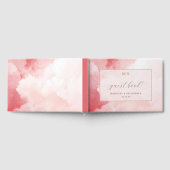 Romantisch Roze Watercolor Gastboek Gastenboek (Volledig)