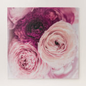 Romantisch rozen boeket:  branding. legpuzzel (Horizontaal)