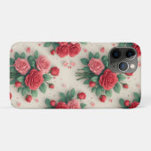 Romantisch Rozen Boeket Luxe ✨ Roze Rood Bloemstuk Case-Mate iPhone Case (Achterkant (horizontaal))