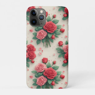 Romantisch Rozen Boeket Luxe ✨ Roze Rood Bloemstuk Case-Mate iPhone Case