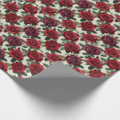 Romantisch rozen inpakpapier (Hoek)
