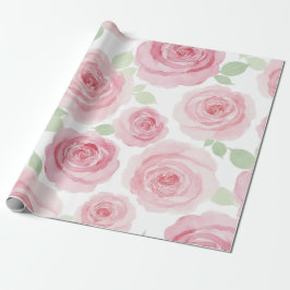 Romantisch rozen inpakpapier
