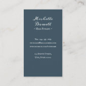 Romantisch rustiek bloemenprint visitekaartje (Achterkant)