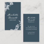 Romantisch rustiek bloemenprint visitekaartje (Voorkant / Achterkant)