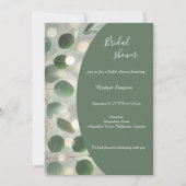 Romantisch Sage Green Eucalyptus vrijgezellenfeest Kaart (Voorkant)
